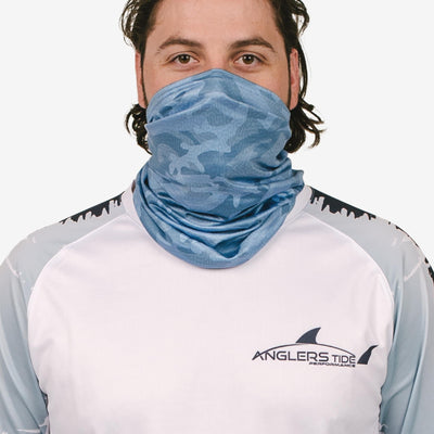 Indigo Camo Neck Gaiter