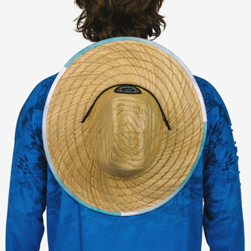 Oceanic Blue Straw Hat