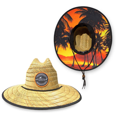 Sunset Palms Straw Hat